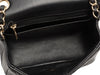 Chanel Mini Black Chevron-Quilted Lambskin Classic