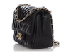 Chanel Mini Black Chevron-Quilted Lambskin Classic