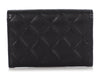 Chanel Black Quilted Caviar Flap Card Holder