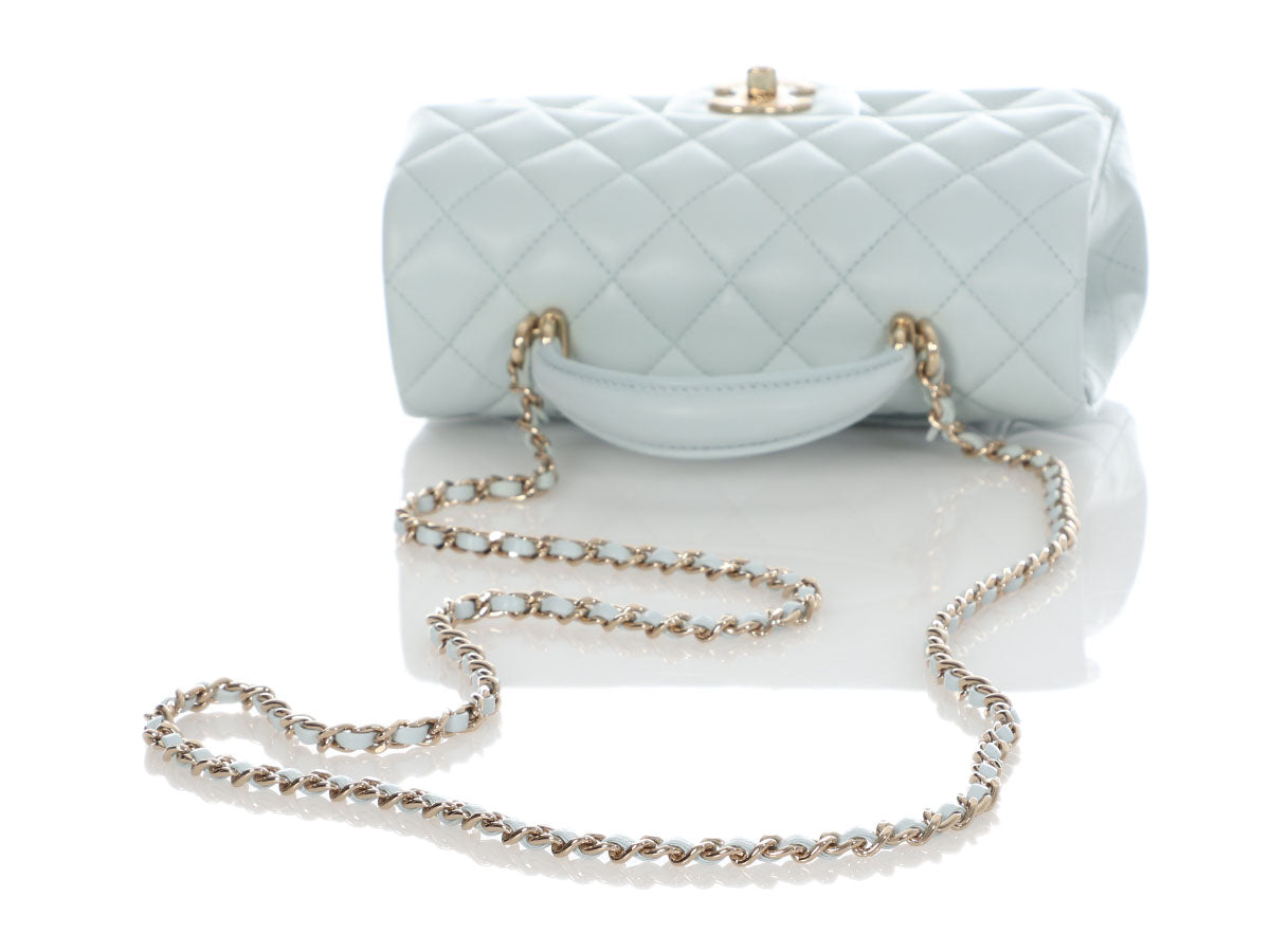 Chanel - Classic Flap Bag - Mini Rectangular Top Handle - Baby