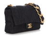 Chanel Small Black Denim Funky Town Flap