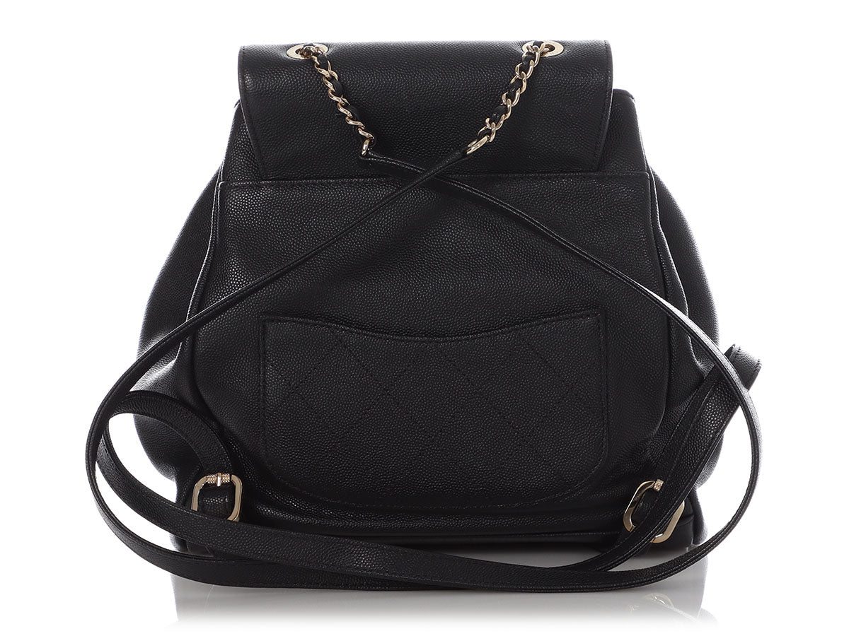 Chanel Black Caviar Business Affinity Backpack by Ann's Fabulous Finds