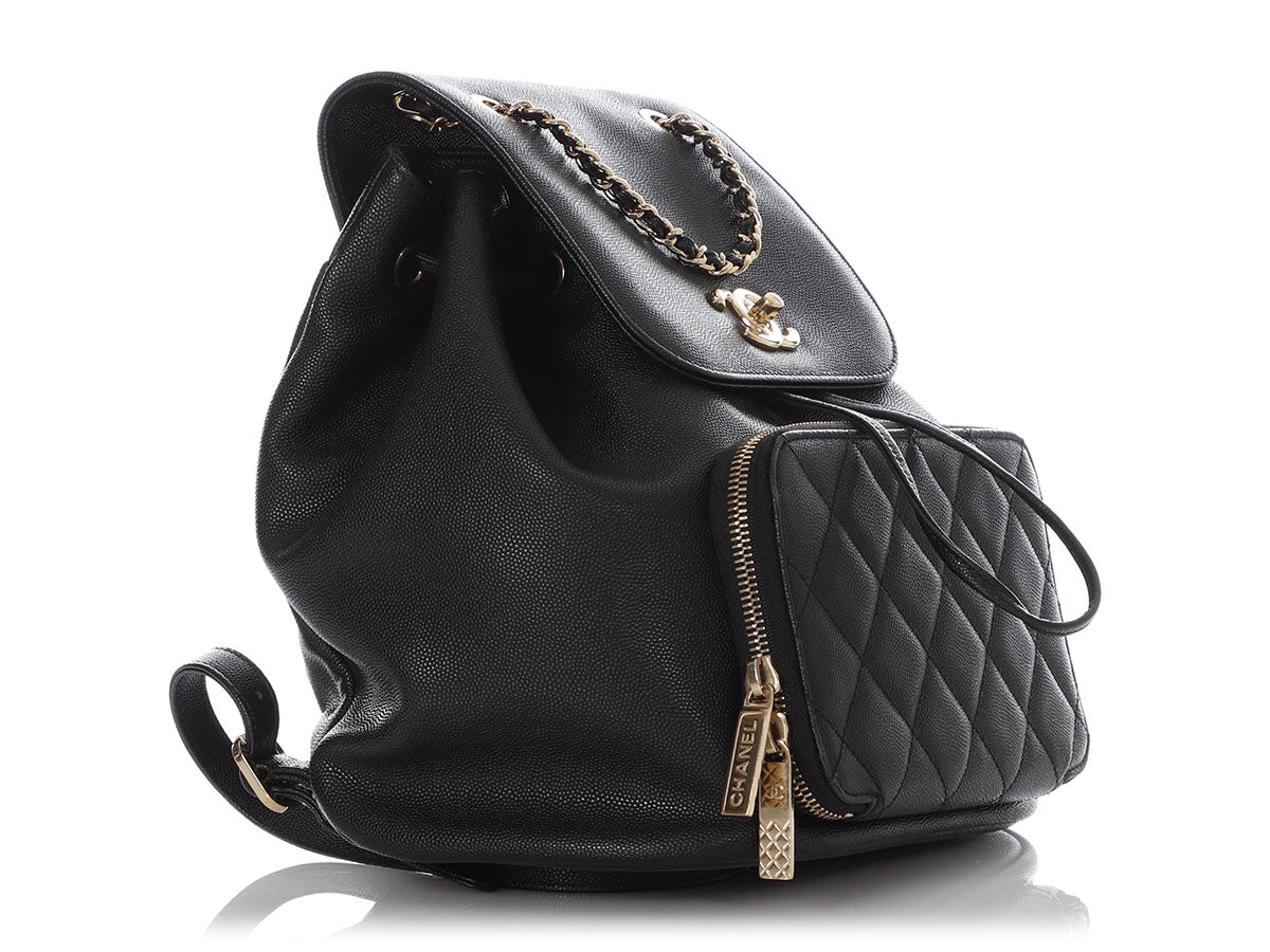 Chanel Black Caviar Business Affinity Backpack by Ann's Fabulous Finds