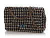 Chanel Black and Beige Tweed Reissue 225
