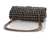 Chanel Black and Beige Tweed Reissue 225
