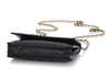 Chanel Black Quilted Caviar Wallet on Chain WOC