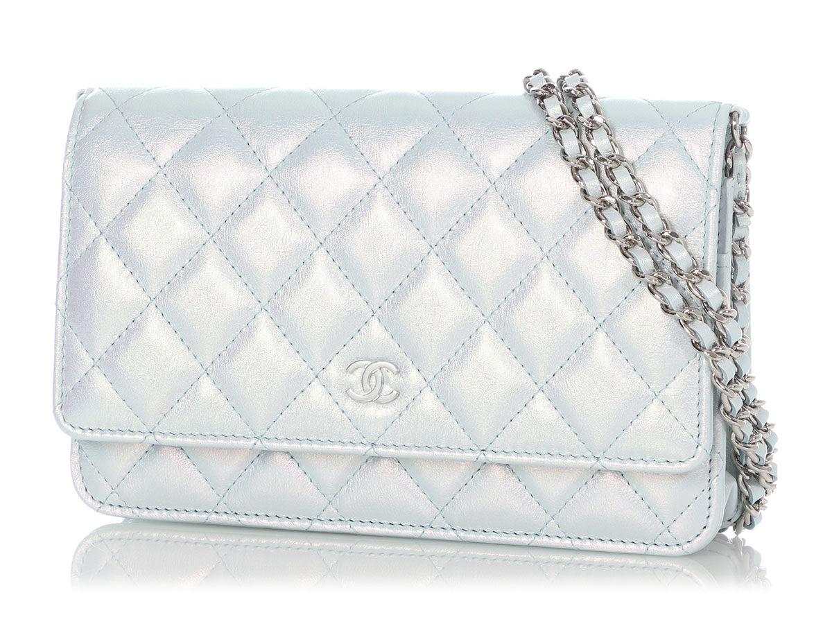 Chanel Metallic Silver Quilted Calfskin Reissue Clutch - Ann's