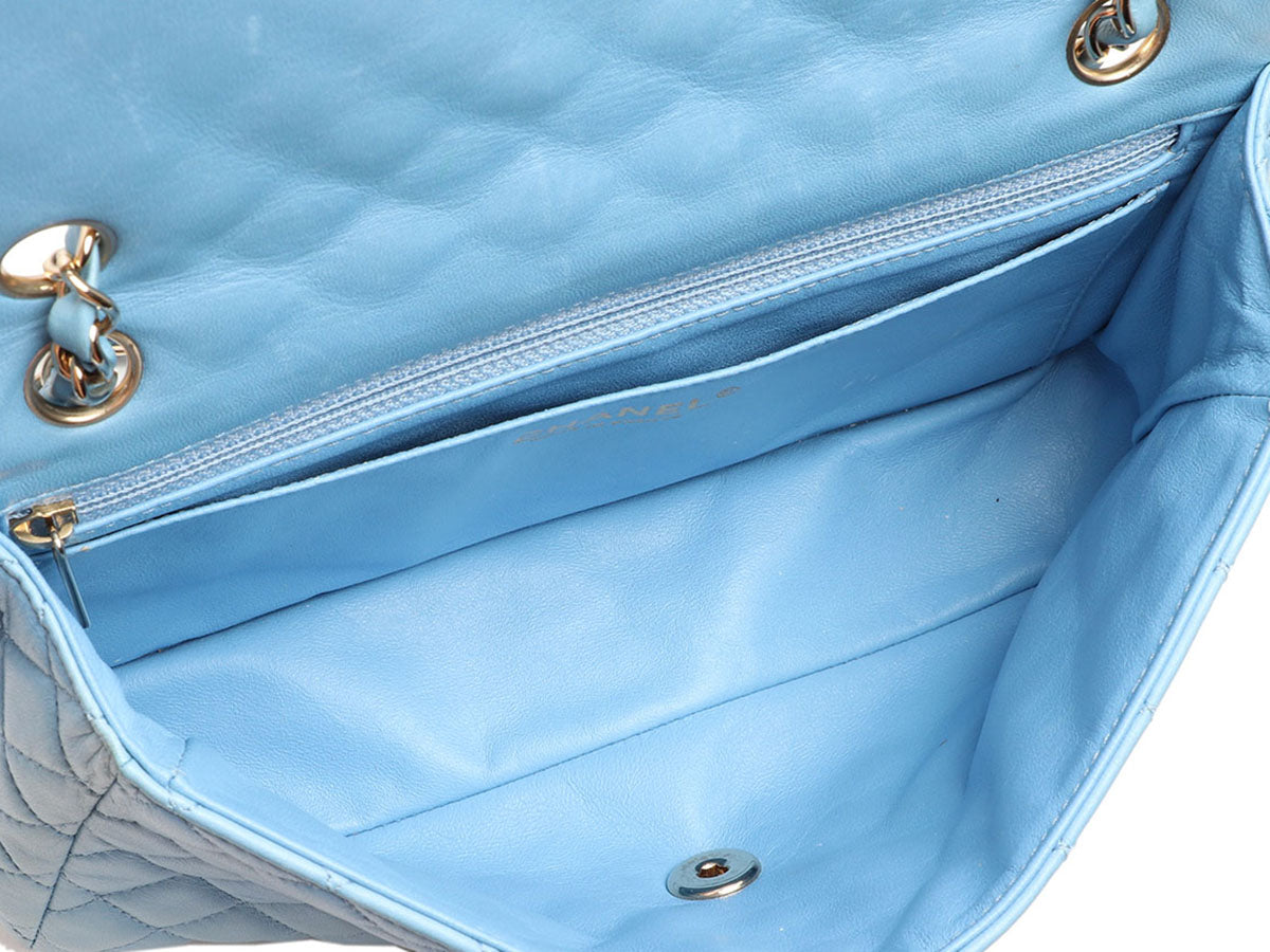 chanel sky blue bag