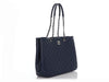 Chanel Large Navy Quilted Caviar Shopper
