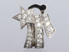Chanel 18K White Gold Comète Etoile Filante Diamond Pierced Earrings