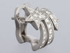 Chanel 18K White Gold Comète Etoile Filante Diamond Pierced Earrings