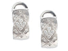 Chanel 18K White Gold Diamond Coco Crush Pierced Earrings
