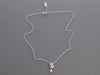 Chanel 18K White Gold Diamond Eternal No. 5 Pendant Necklace