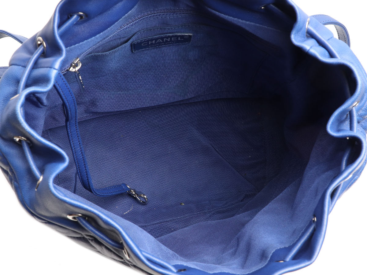 Chanel Small Blue Quilted Lambskin Urban Spirit Backpack by Ann's Fabulous Finds