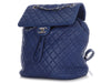 Chanel Small Blue Quilted Lambskin Urban Spirit Backpack