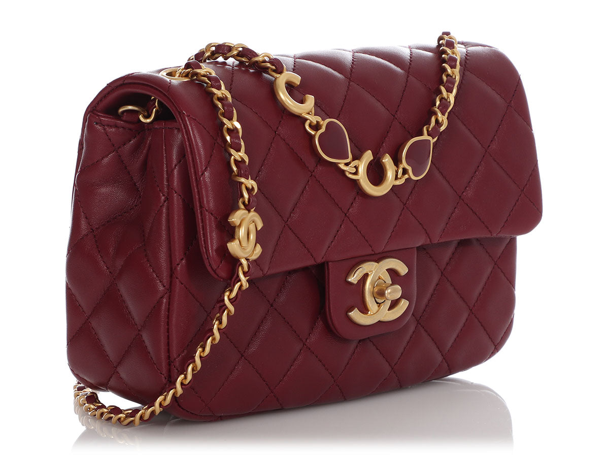 Louis Vuitton Heart on Chain Monogram Red Lambskin in Lambskin Leather with  Gold-tone - US