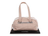 Chanel Vintage Pink/Light Beige Chocolate-Bar Quilted Caviar LAX Bowler Bag