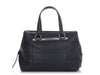 Chanel Vintage Navy Chocolate-Bar Quilted Caviar LAX Bag