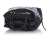 Chanel Vintage Navy Chocolate-Bar Quilted Caviar LAX Bag