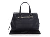 Chanel Vintage Navy Chocolate-Bar Quilted Caviar LAX Bag