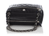 Chanel Vintage Black Perforated Deerskin Camera Bag