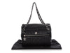 Chanel Vintage Black Perforated Deerskin Camera Bag