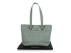 Chanel Vintage Small Green Chocolate-Bar Quilted Caviar LAX Tote