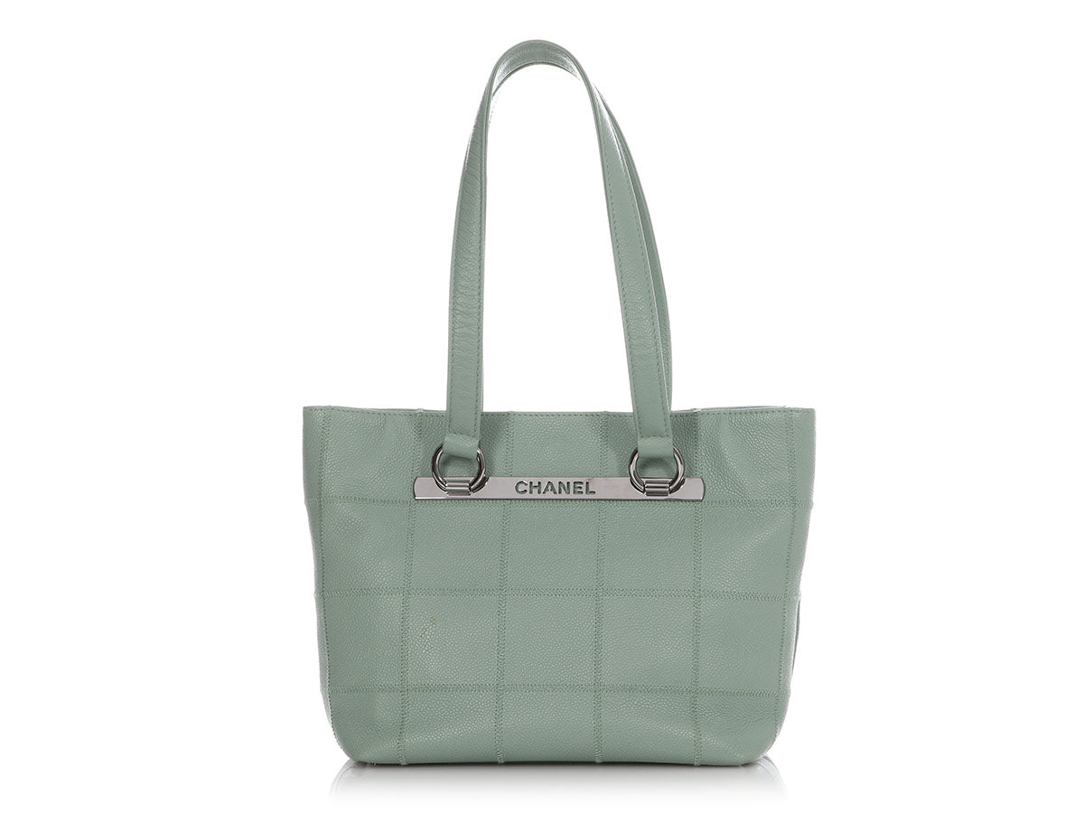 chanel green handbag