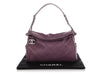 Chanel Vintage Purple Part-Quilted Lambskin Ultimate Soft Hobo