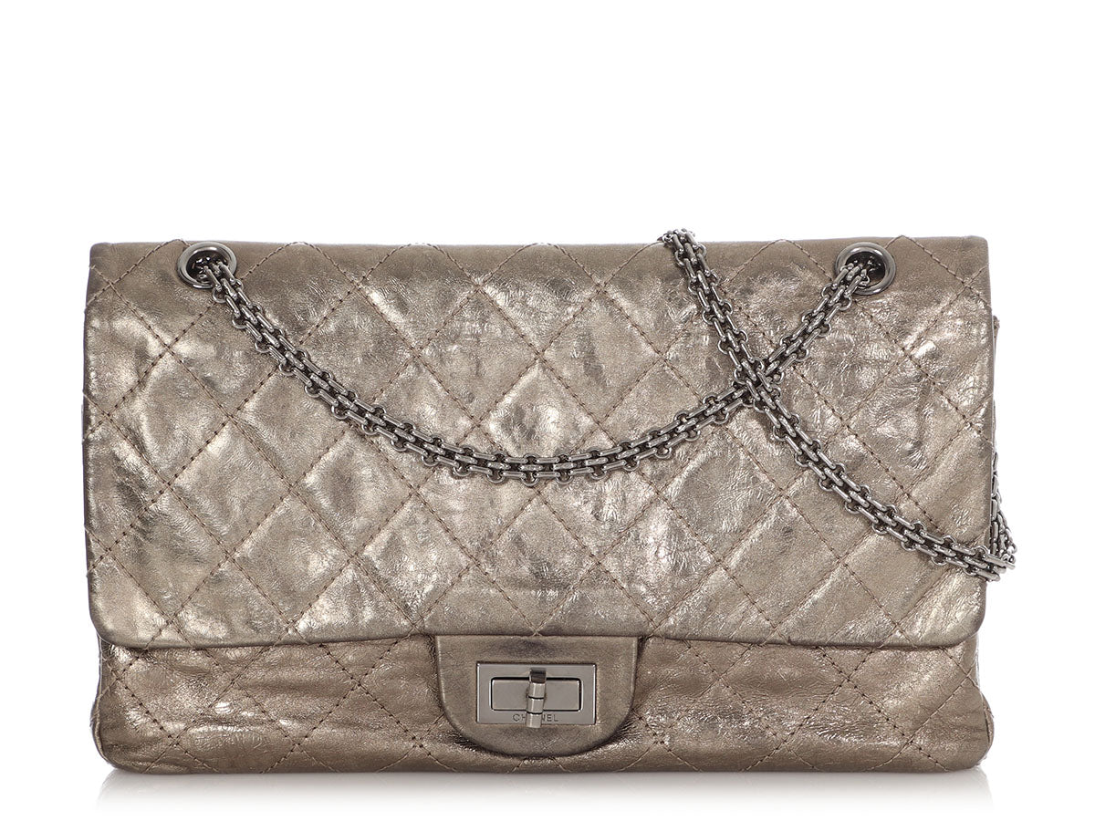 Chanel Reissue 2.55 Flap Bag Quilted Metallic Aged Calfskin 225