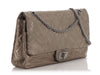 Chanel Bronze Quilted Distressed Metallic Calfskin Reissue 227