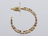 Chanel Medium Logo Pierced Hoop Earrings