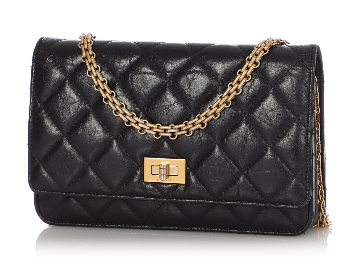 black chain purse chanel