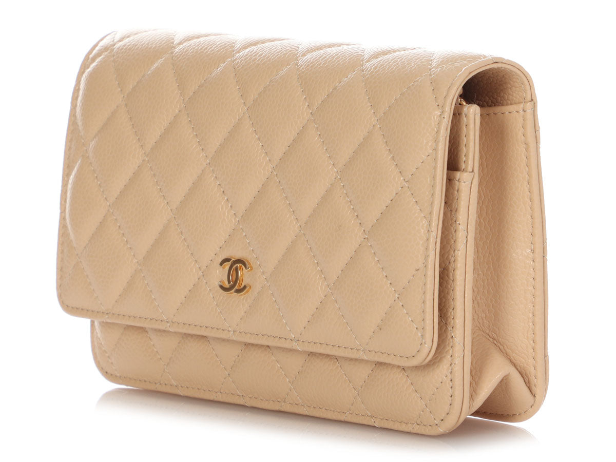 chanel calfskin leather handbag