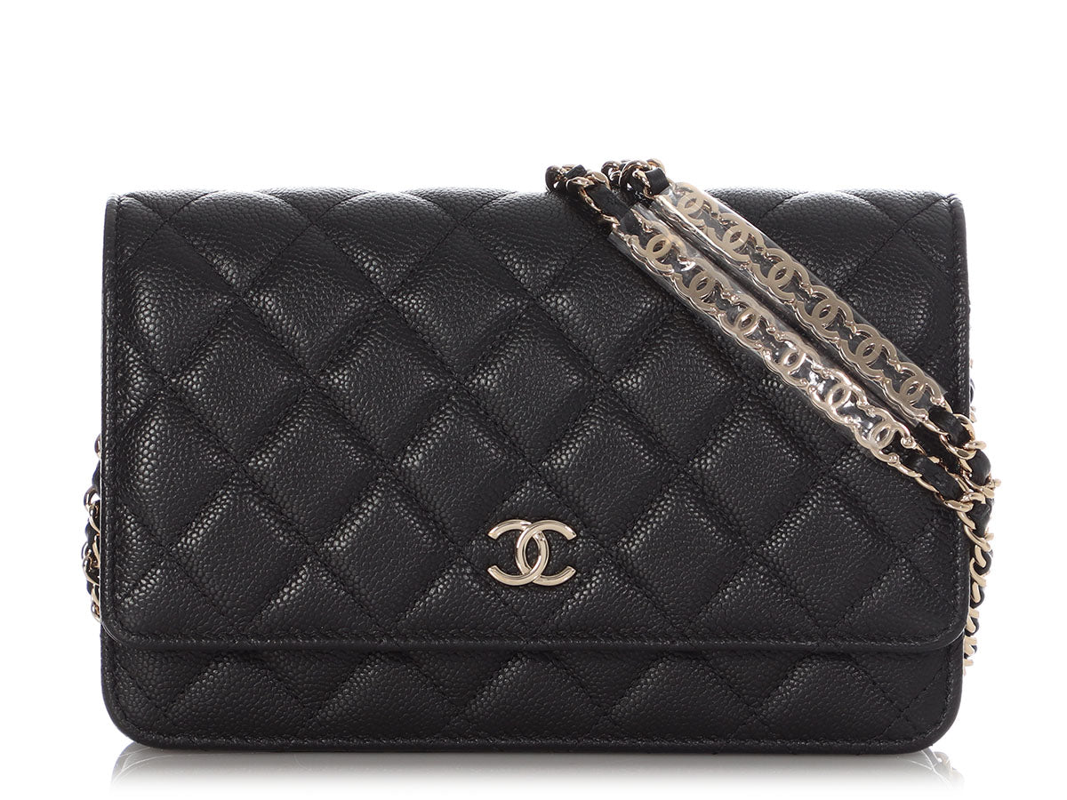 chanel wallet black