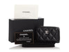 Chanel Black Quilted Caviar Flap Wallet