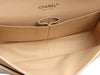 Chanel Jumbo Beige Quilted Caviar Classic Double Flap