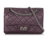 Chanel Purple Quilted Aged Calfskin 2.55 Reissue 224