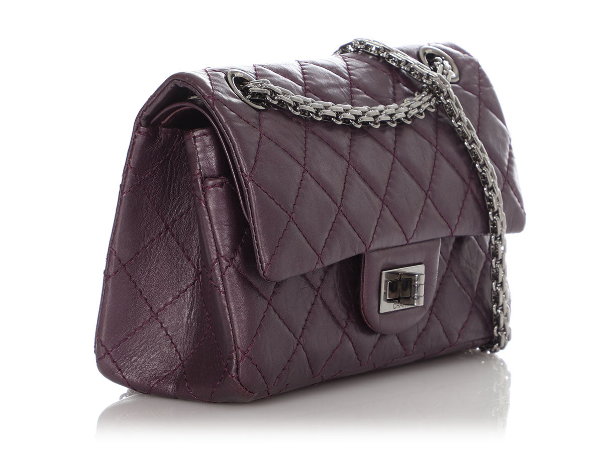 Chanel Aged Calfskin Quilted 2.55 Reissue Mini Flap Red