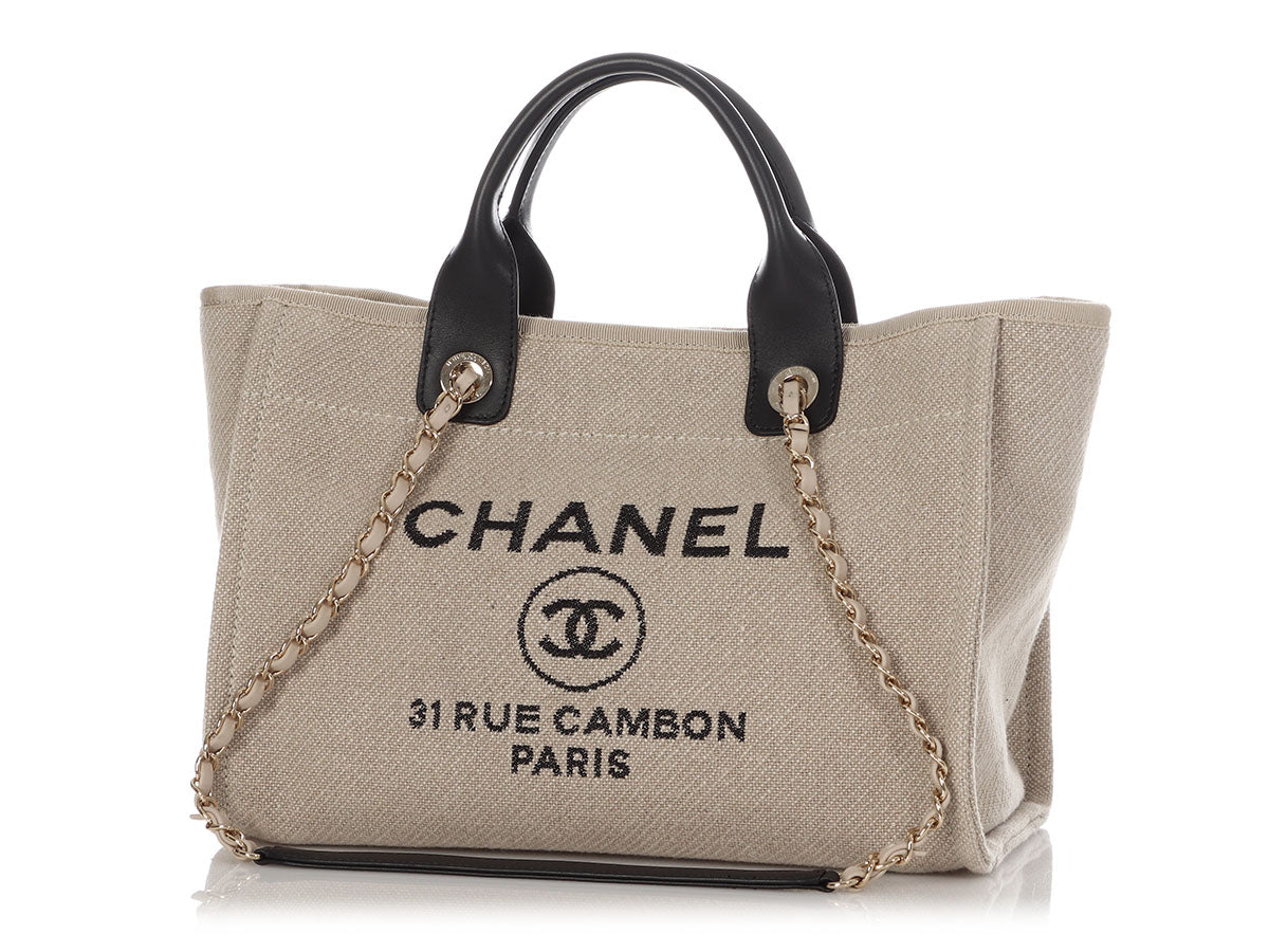 Cloth tote Chanel Black in Cloth - 28147699