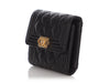 Chanel Small Black Quilted Caviar Boy Wallet
