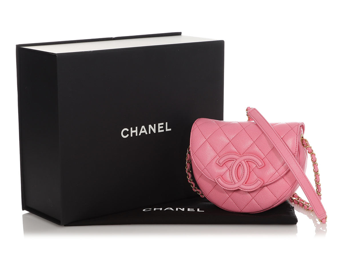 chanel crossbody bag small pink