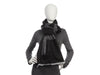 Chanel Charcoal Cashmere Silk Scarf