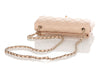 Chanel Light Beige Quilted Lambskin Crossbody Flap