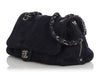 Chanel Dark Navy Quilted Nubuck Ultimate Stitch Side-Zip Flap
