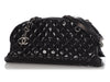 Chanel Medium Black Quilted Patent Mademoiselle Bowler Bag