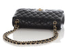 Chanel Jumbo Black Quilted Caviar Classic Double Flap