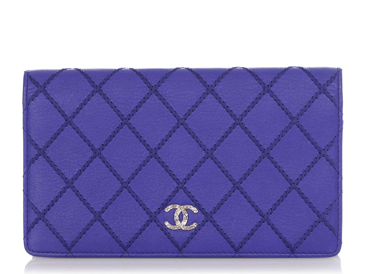 Chanel Lilac Quilted Caviar Four-Ring Key Holder - Ann's Fabulous