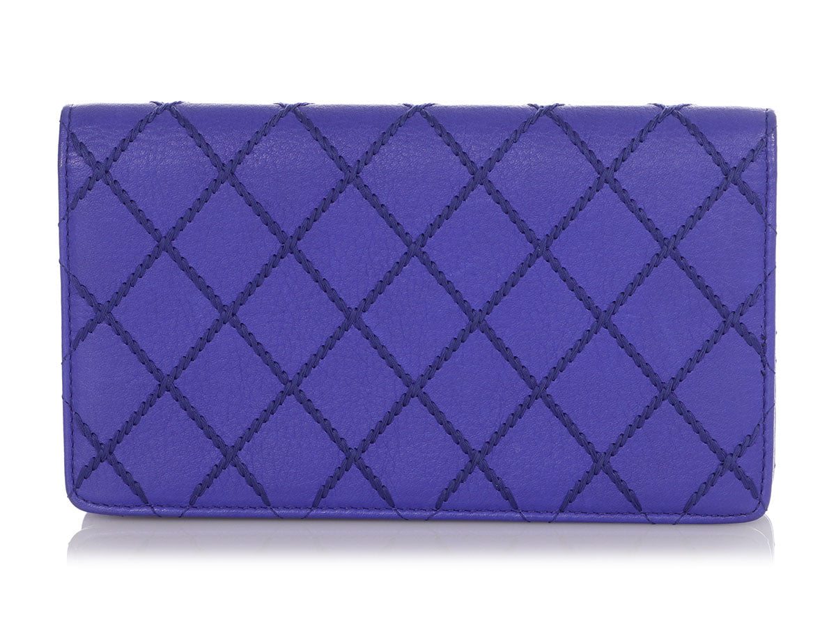 Chanel Electric Blue L-Yen Wallet