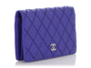Chanel Electric Blue L-Yen Wallet